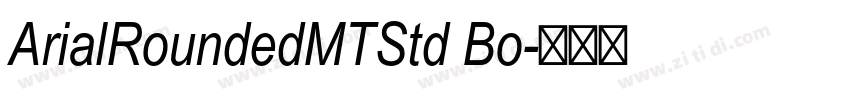 ArialRoundedMTStd Bo字体转换 ArialRoundedMTStd Bo字体转换